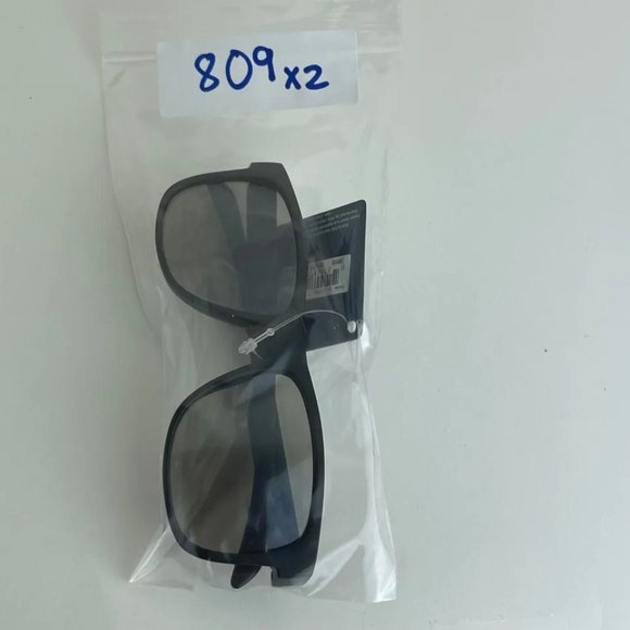 SG00809 Drivers Improves Contrast, 100% UVA /UVB, Black Square Tinted Sunglasses - Picture 8 of 8